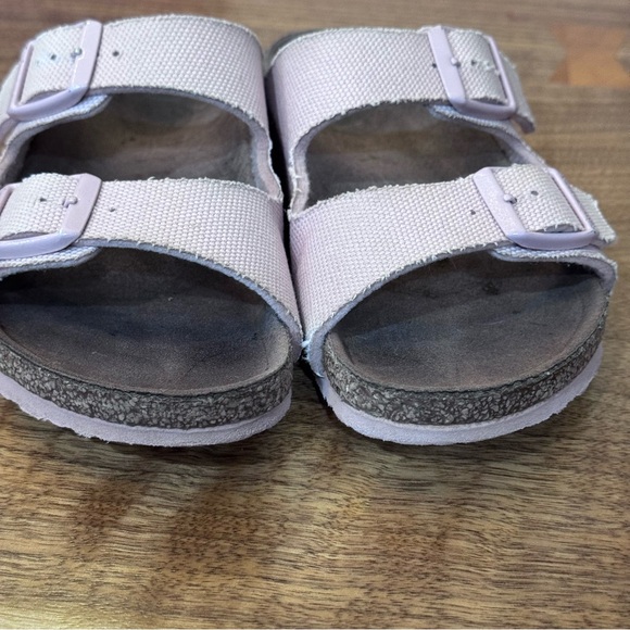 Birkenstock Arizona Vegan Soft Pink Canvas Kid Sandals. Size 31 (Kid’s 13-13.5) - Picture 16 of 16